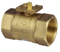 Клапан двухходовой Sauter DN 20, PN 40, kvs22, 90°, запорный, VKAI020F300