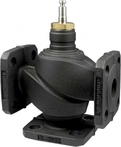 Клапан фланцевый трехходовой Sauter DN 80, PN 25/16, kvs100, 40 мм, BUG080F304