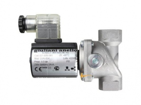 Газовый электромагнитный клапан Giuliani Anello GSAV15R, (021.0010.001)