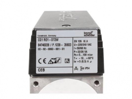 Газовый электромагнитный клапан Kromschroder CG1R01-DT2W